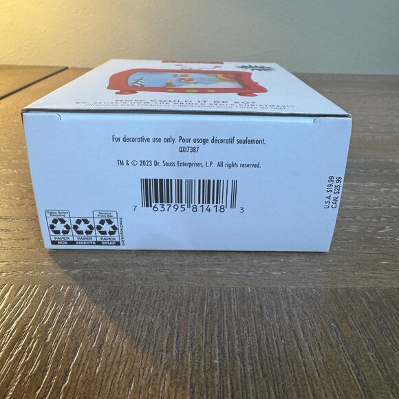 2023 Hallmark How The Grinch Stole Christmas Ornament  How Could It Be So? New - Picture 4 of 4